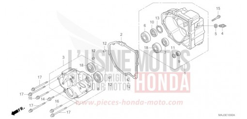 REAR CASE ST1100W de 1998